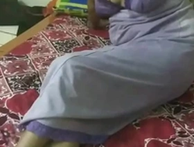Telugu wife giving blowjob in sexy nighty