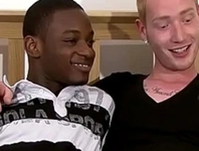 Black jock launches lush cumshot after merciless ir fuck