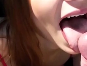 Cheap ass whore fucked bareback on the side of the road
