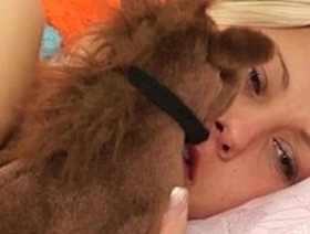 Teenyplayground non experienced horny blonde babysitter taste cum after fuck