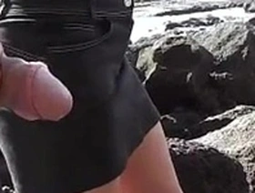 Public blowjob and handjob by naomi1