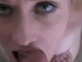 Lovely blowjob from this amateur gilf