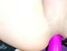 Pov - deep anal fuck with strapon