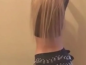hot sexy argentina blonde arab dance with great ass