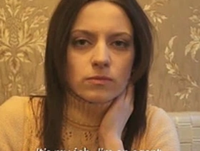 Lizaveta Kay's European teen porn audition with a twist