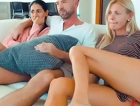 My wife joins a webcam show with her friend!