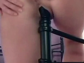 Amateur teen enjoys dildo play on bed in Amsterdam