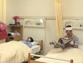 Steamy hospital tryst between innocent and sexy Asian nurse