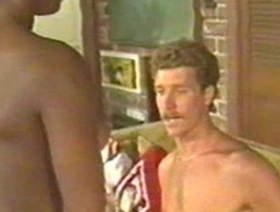 Frank James indulges in solo pleasure with purple arousal