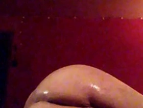 Sissy boy insert objects up his ass