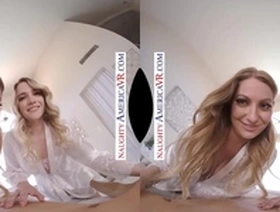 Naughty america 2 chicks same time vr with kenna james & veronica weston