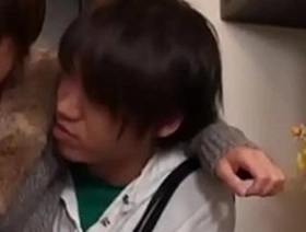 Hot asian japanese mom fucks her young son