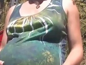 Pregnant gangbang with hydii may