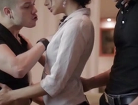 Anal inspectors fill russian anita sparkle's mouth with for loads of cum