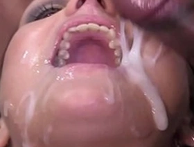Premiumbukkake - barbara bieber swallows 48 big loads in gangbang bukkake