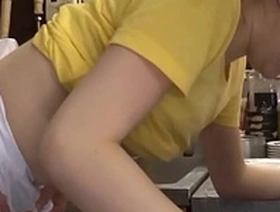 Fucking the cook in the back of the kitchen