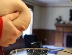 Class to make butterscotch pudding with breast milk breast massage & hand expression tutorial