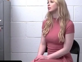Slender milf sunny lane lets the security guard fill her mature pussy with hot jizz