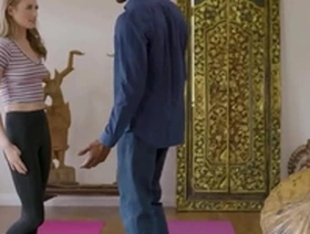 Big black cock for massage girl