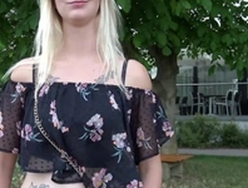 â�?¶â�?¶ german scout - 18 jahre junge studentin lara aus hamburg bei strassen casting f�r geld gefickt â�?�?â�?�?