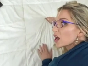 Step-mom fucking son because dad is cheating