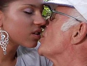 Big dick oldman fucks his much y sexy girlfriend