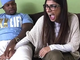 Mia khalifa - ain't afraid of no big black cocks well maybe just a little